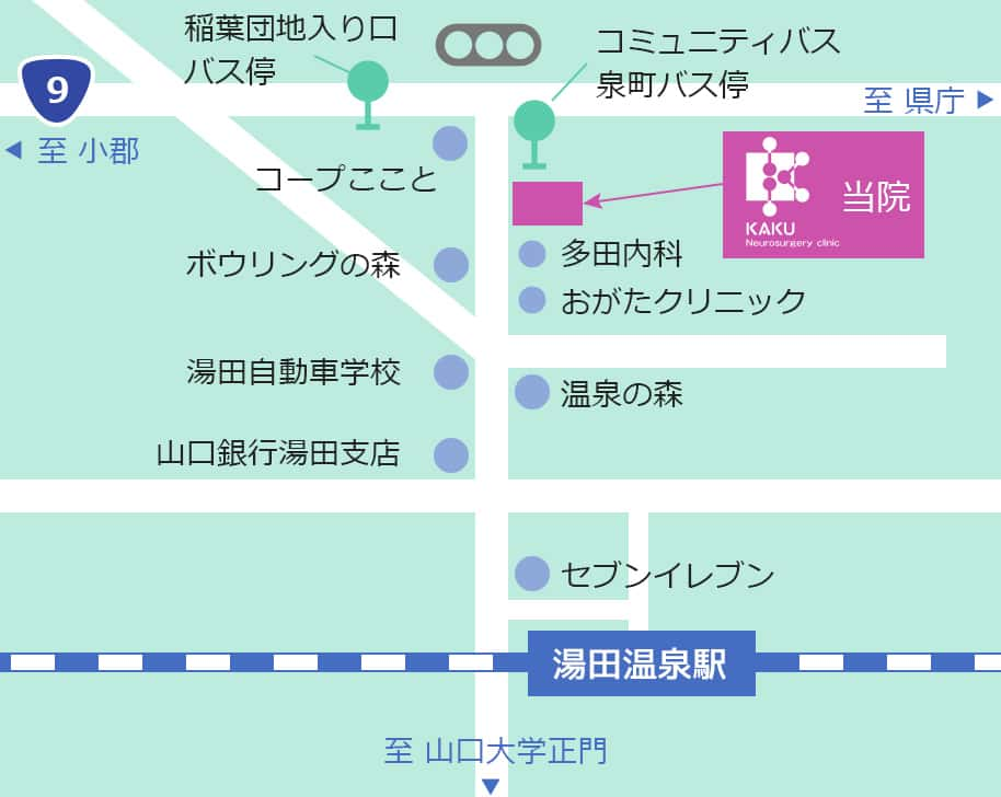 かく脳神経外科クリニックの地図